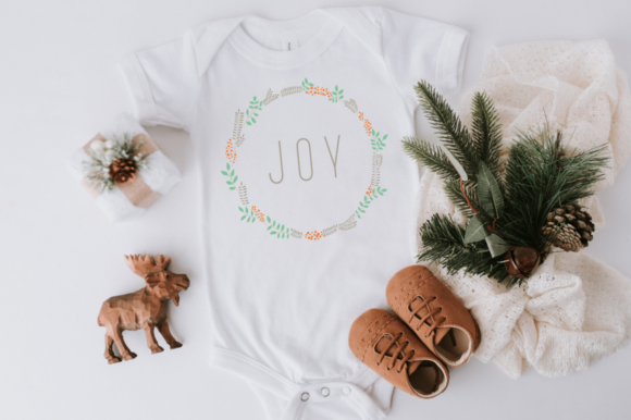 Download Joy with Leaf Wreath Svg 1 - Premium Resources