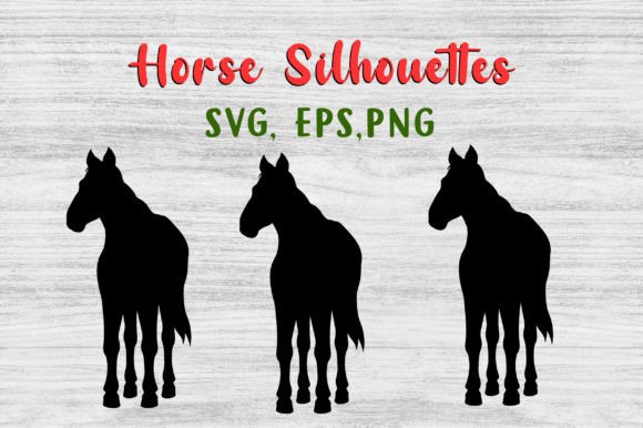 Download Horse Silhouettes - Premium Bundle