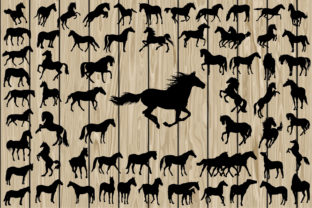Download 62 Horse Silhouettes - Horse silhouettes Collection