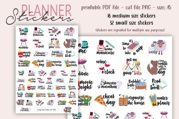 Download Planner Stickers Daily Tasks - Stickers Collection
