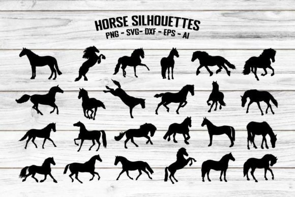 Download Horse Silhouettes SVG Bundle - Horse silhouettes Collection