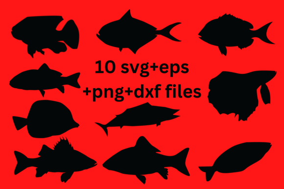 Download Fish Silhouette Svg Vector Design - Fish silhouette svg Collection